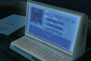 Lucrecia's profile on Shalua's monitor in Dirge of Cerberus -Final Fantasy VII-.