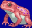 Frog portrait for Ursula, Porom, Luca, Calca, and Brina in Final Fantasy IV: The After Years (PSP).