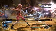 Serah's long-range attack.