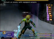 Tidus as a zombie in Final Fantasy X.