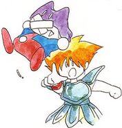 Artwork in Final Fantasy Adventure.