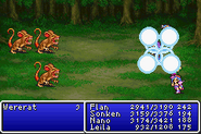 Holy6 cast on the party in Final Fantasy II (GBA).