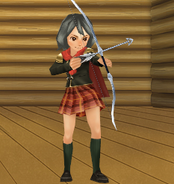 An avatar with Trey's bow from the Square-Enix Members Virtual World.