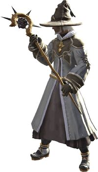 Conjurer render for the original Final Fantasy XIV.