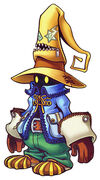 Artwork of Vivi in Kingdom Hearts by Tetsuya Nomura.