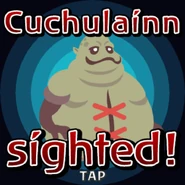 Cuchulaínn sighted inside Gate Crystal.