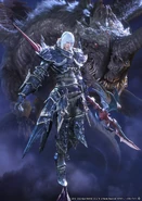 Estinien and Vrtra Endwalker CGI.