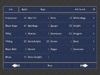 FFIII iOS Job Menu