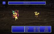 Chocobo Kick in Final Fantasy III (Pixel Remaster).