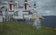 Stone with Nymeia's symbol Final Fantasy XIV.