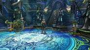 Inside Macalania Temple in Final Fantasy X.