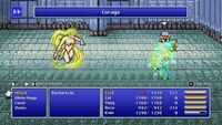 Rosa using Curaga from FFIV Pixel Remaster