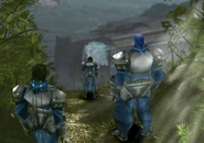 Laguna, Kiros and Ward lost in Centra.