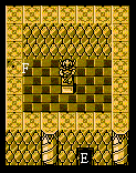 Room that leads to secret stairway on first floor (NES).