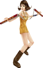 Selphie's battle model.