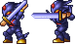 Cecil's Dark Wave sprites (PSP).