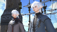 Alisaie and her brother in Tales From the Calamity - In Louisoix's Wake.