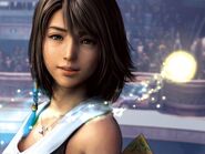 Papel de parede de Yuna baseado no final FMV.