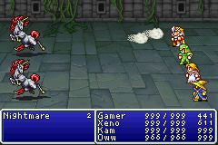 Snort used by Nightmare in Final Fantasy (GBA).