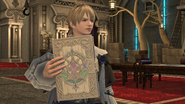 Ramza with a copy of Durai Papers.