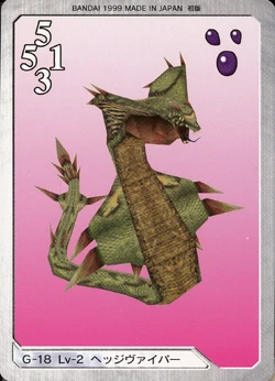 Final Fantasy VIII Bandai Carddass Masters Triple Triad - Back 018