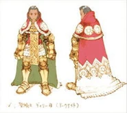 Conceptual artwork of Delita as King.