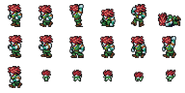 Set of Amarant's sprites.