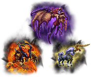 Ultimate+ Battle of Aeons (Valefor, Ifrit, & Ixion).