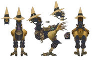 Chocobo Black Mage Barding.