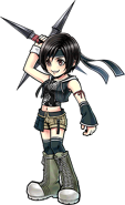 Artwork for Yuffie's costume.
