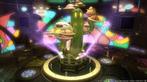 FFXIV Moogle Sabotender Gold Saucer