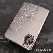 "Cloudy Wolf" Zippo.