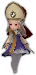 Magnolia as a Bishop in Bravely Second: End Layer.