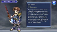 Character Guide.