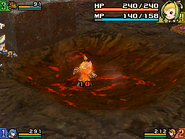 Damage floor in Final Fantasy Crystal Chronicles: Echoes of Time.