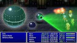 FF4PSP TAY Enemy Ability Laser Barrage