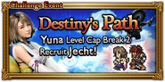 Global event banner for "Destiny's Path".