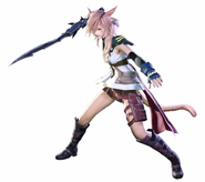FFXIV Lightning Blazefire Saber.png (241 KB) Lightning costume with Blazefire Saber.