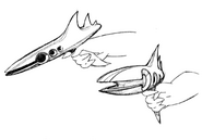 Pist's gun concept sketch for Final Fantasy Unlimited