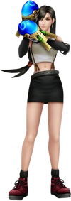 Tifa's EX Mode. In this render she takes the pose in her Final Fantasy VII 10th Anniversary render.