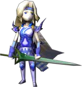 In-game render of Paladin Cecil (DS).