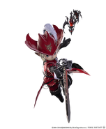 Red Mage render for Final Fantasy XIV: Stormblood.