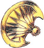 Official art of Golden Shield from Final Fantasy II.