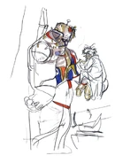 Dr. Lugae working on an incomplete Barnabas.