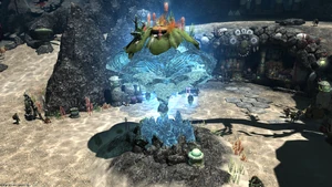 Blue Kojin aetheryte.