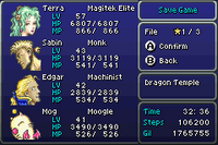 FFVI GBA Save Menu