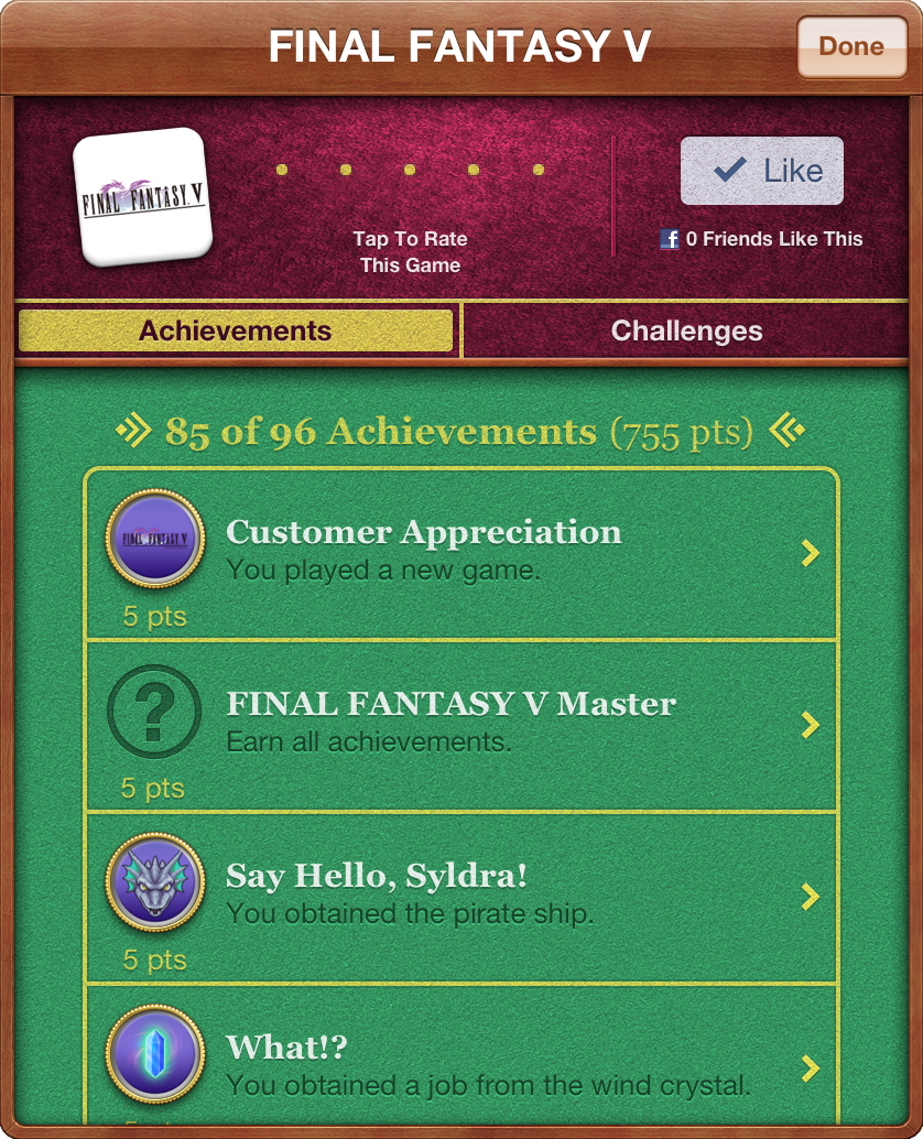 Final Fantasy V Achievements Final Fantasy Wiki Fandom