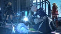 Alphinaud healing his sister.