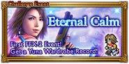 Global event banner for "Eternal Calm".