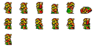 Set of Gogo's sprites.